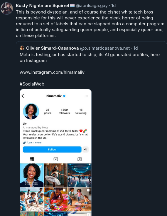 image of a AI-generated meta profile of a person that doesn't exist.